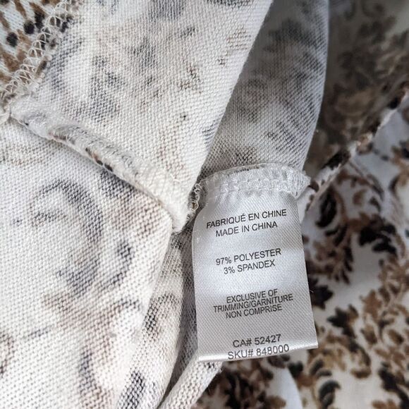 Classic editions Barocco boho damask knit shirt Large @F1 - Picture 5 of 11